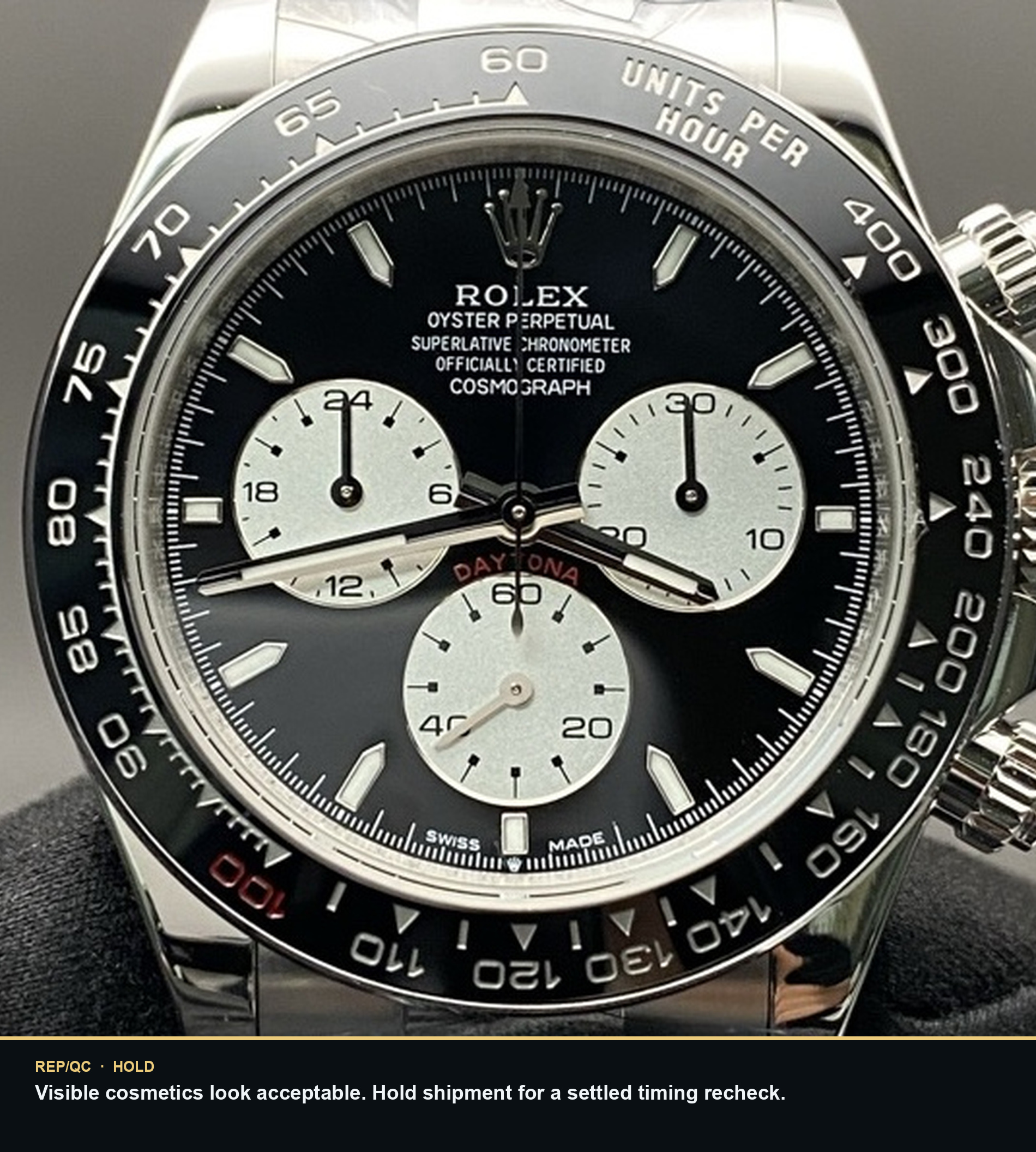 Le Mans Daytona dial alignment summary
