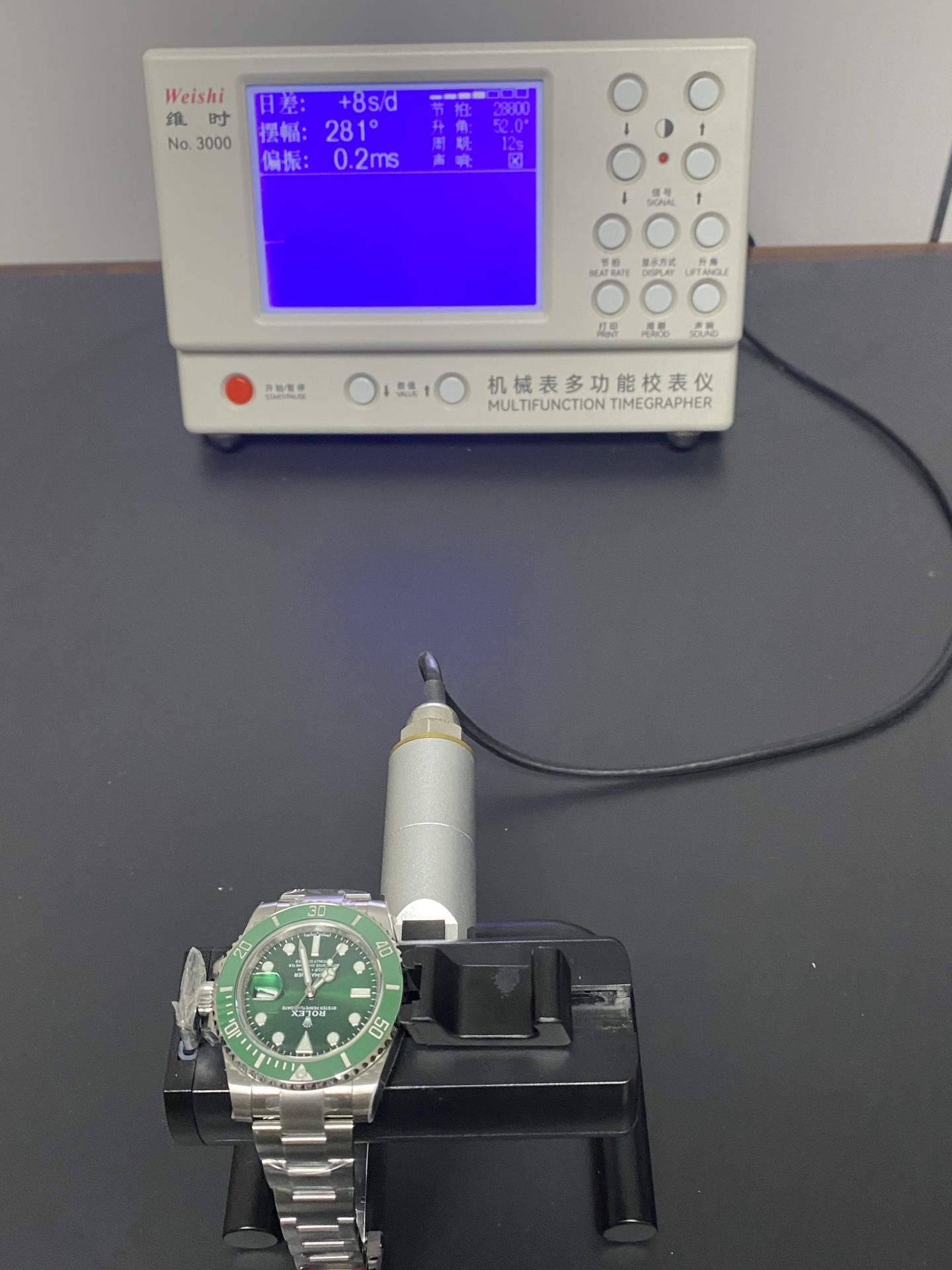 S015 · Full timegrapher source frame; screen-crop coverage is unverified. Readings describe this snapshot only.